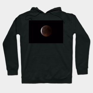 Super Bloody Moon, full eclipse end phase Hoodie